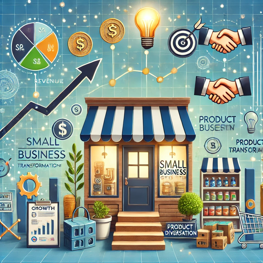 A visual representation of small business growth strategies for sustainable success.